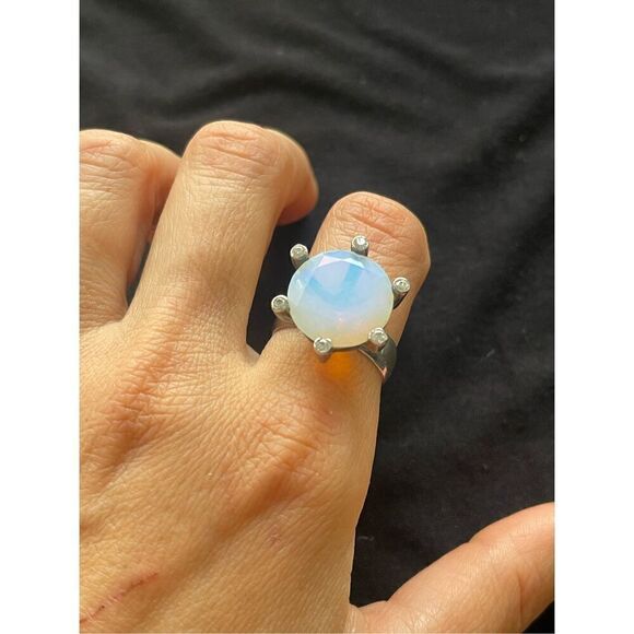 Sterling Silver Opalite Ring - Picture 3 of 8